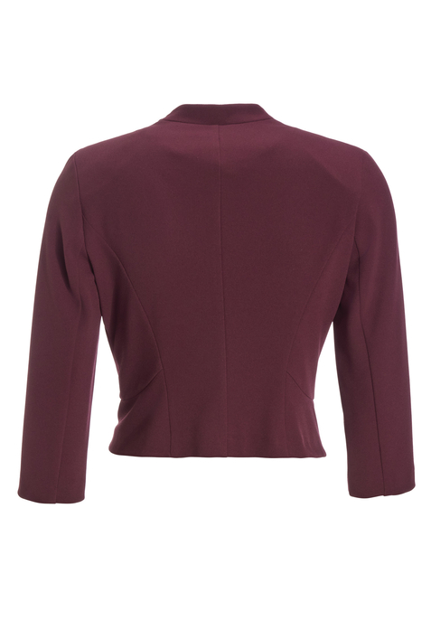 Taillierte Jacke aus Jersey Crêpe