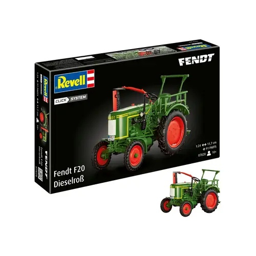Bausatz mit Click System "Fendt F20 Dieselstoß Traktor"