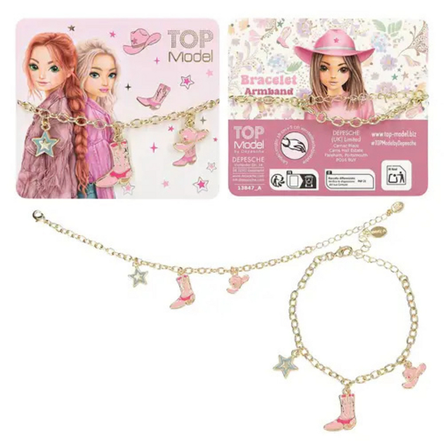 TOPModel - Armband mit Charms "Cowgirl"