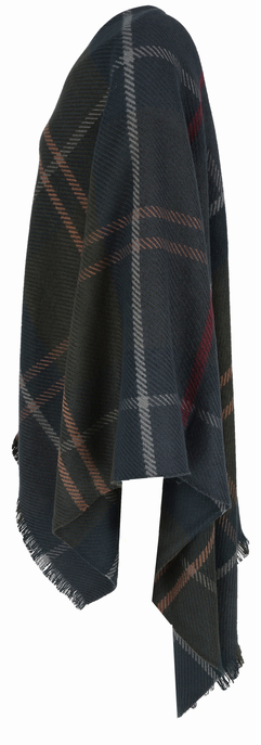 Strickponcho "Blair Tartan"
