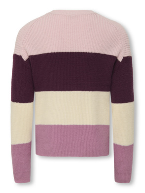 KOGSANDY L/S STRIPE PULLOVER KNT NO