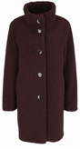 Webpelz-Kurzmantel