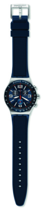 Uhr "Blue Grid"
