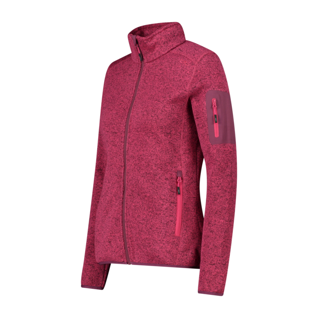 Schwere Fleecejacke Knit-Tech Meliert