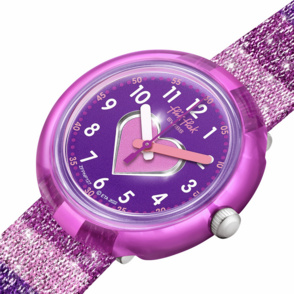 Uhr "Stripy Glitter"