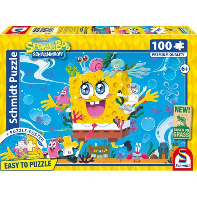 Puzzle "SpongeBob - Abenteuer in Bikinibottom", 100 Teile