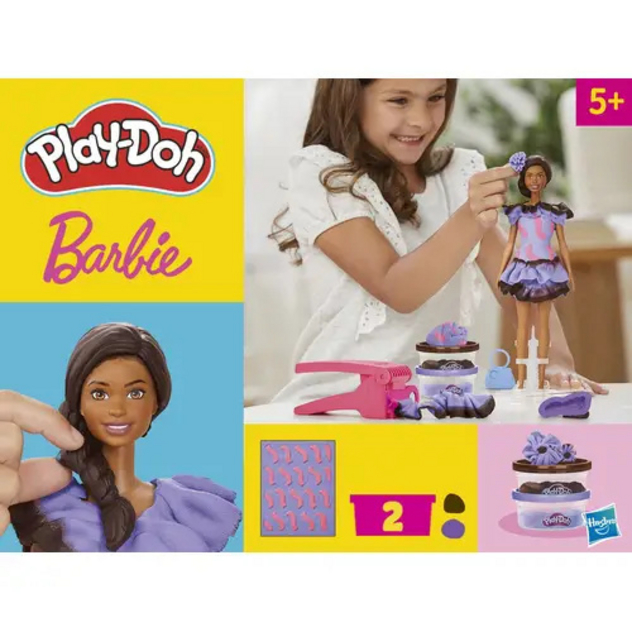 Play Doh-Spielknete "Barbie - Rüschen & Zöpfe"