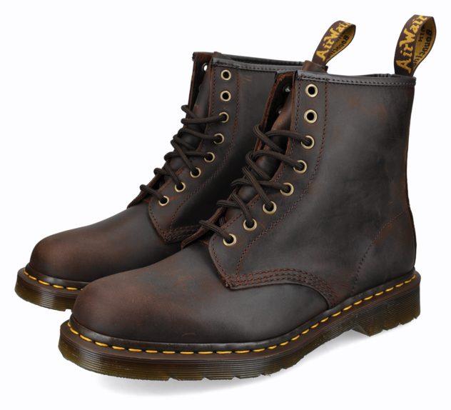 Leder-Schnürstiefel "1460"