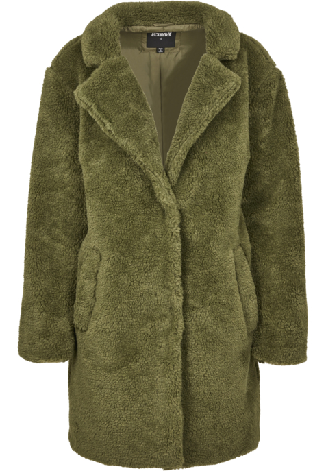 Ladies Oversized Sherpa Coat