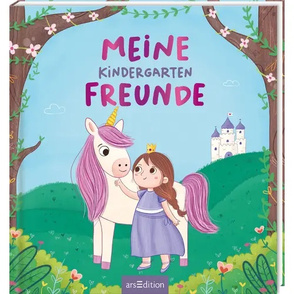 Kindergarten-Freundebuch "Einhorn und Prinzessin"