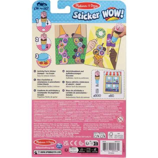 Stempel-Set "Mac Sticker-Wow - Eiscreme Sticker"