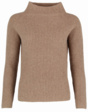 Kaschmir Stehbund-Pullover