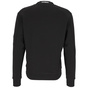 Schwarzes Sweatshirt von C.P. Company in Rückansicht mit kleinem Logo am Kragen.
