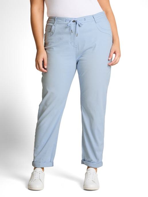 cropped slim leg pants