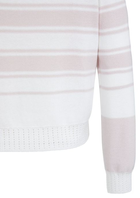 Strickpullover mit Streifen