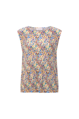 Top "Printed Crinkle"