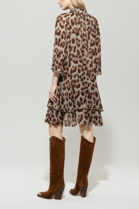 Kleid mit Animal-Print