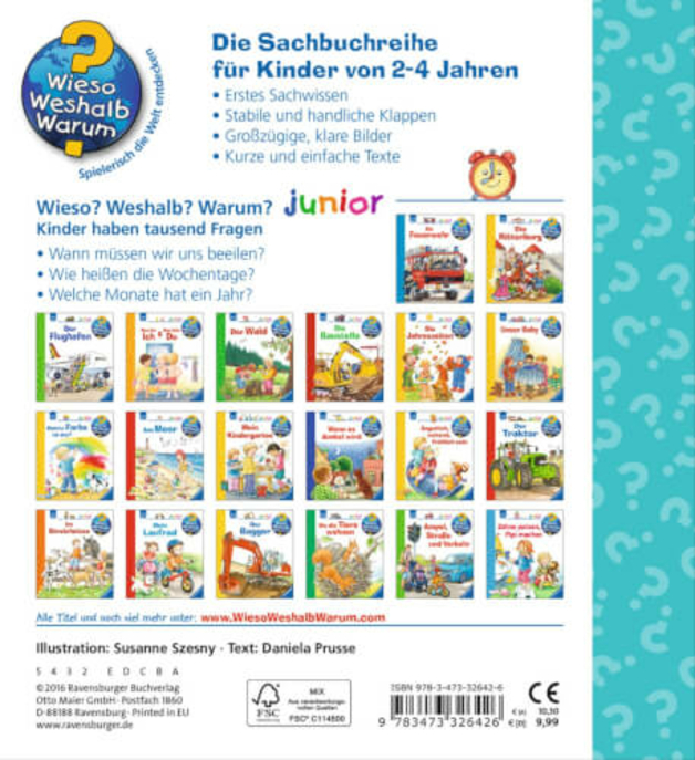 Kinder-Sachbuch "Wieso? Weshalb? Warum? - Heute, morgen, jetzt und gleich"