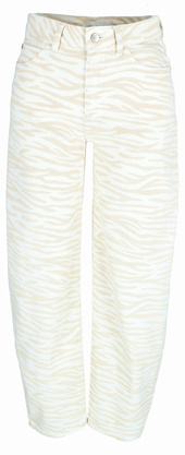 Barrel-Jeans "Mari Clear Zebra"