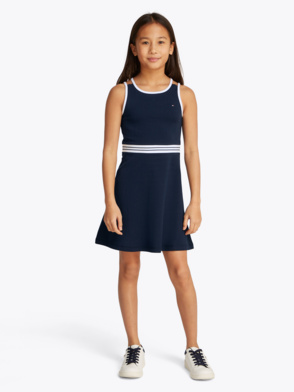 Kleid "CONTRAST BINDING SKATER DRESS"