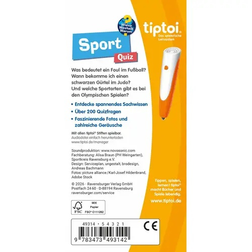 tiptoi® WWW Quiz Sport