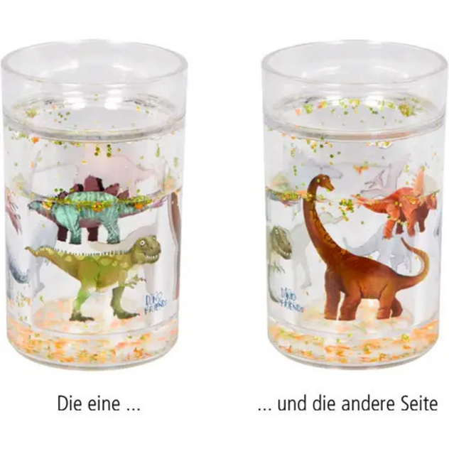 Glitzerbecher - Dino Friends