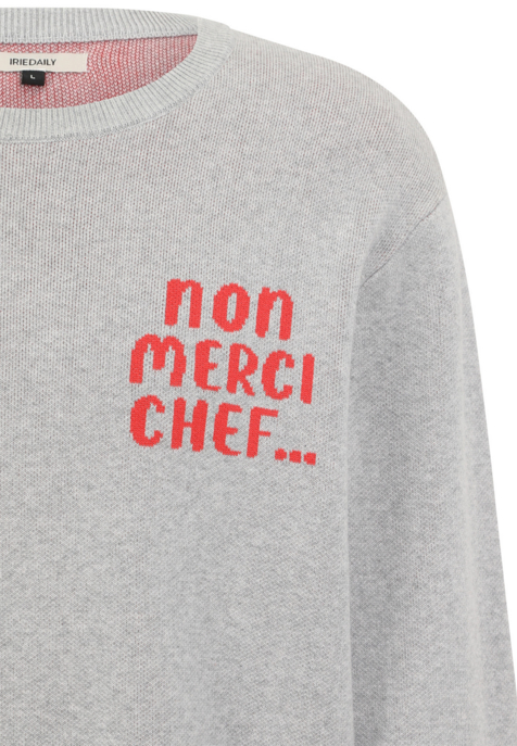 Pullover "Non Merci Chef"