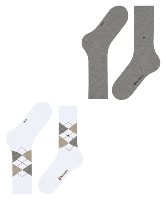 Socken "Everyday Argyle", 2er-Pack