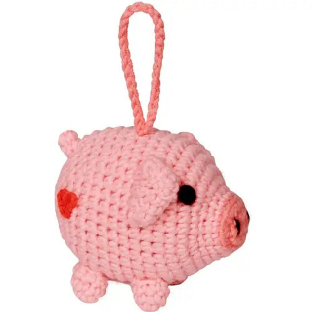 Häkelschwein "Viel Glück"