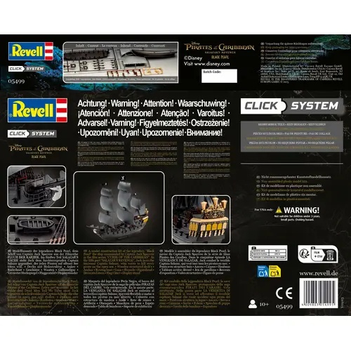 Modellbausatz "Fluch der Karibik Black Pearl" (Easy-Click). 1:150