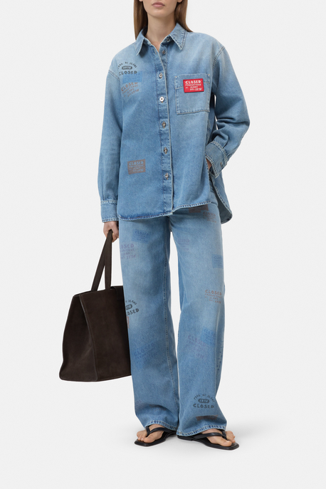 Oversized Denim-Shirt