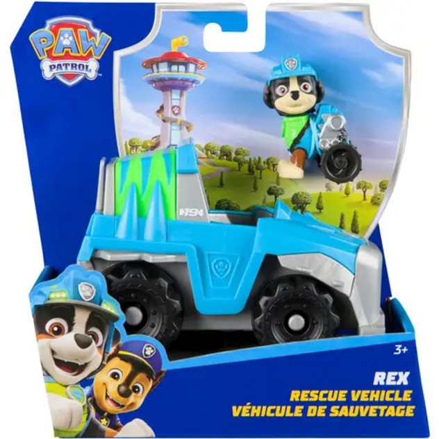 Paw Patrol-Fahrzeugset "Basic Vehicle + Rex"